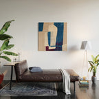 Quiet Geometry Wood Wall Art Gallery Image 2