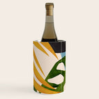 Abstract Tropical Art 2 Wine Chiller Gallery Image 1