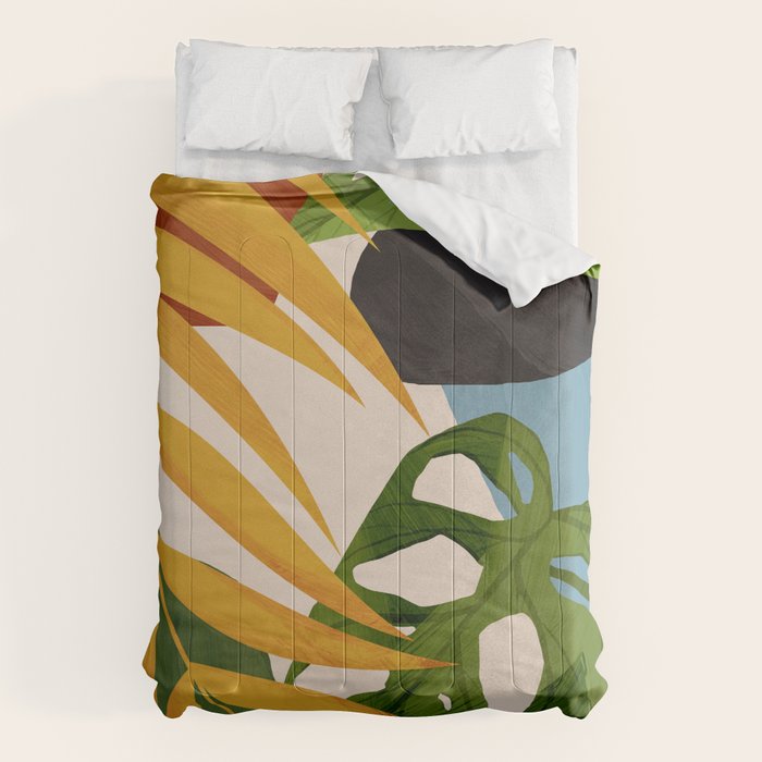 Abstract Tropical Art 2 Comforter Gallery Image 1