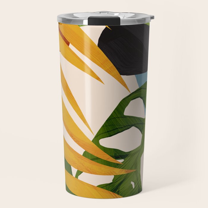 Abstract Tropical Art 2 Travel Mug Gallery Image 1
