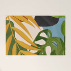 Abstract Tropical Art 2 Welcome Mat Gallery Image 1