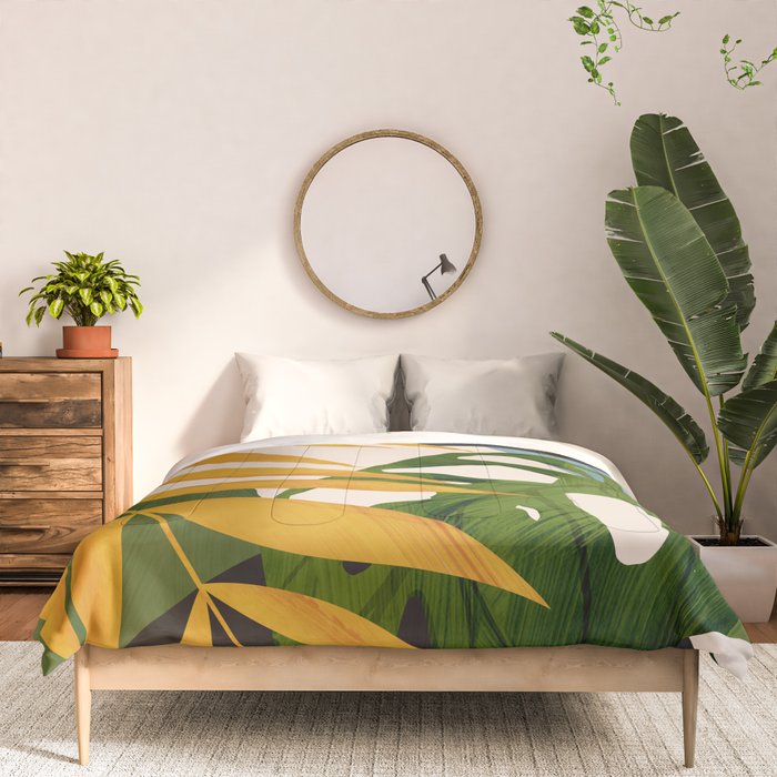 Abstract Tropical Art 2 Comforter Gallery Image 3