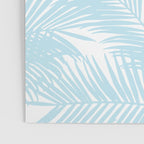 Pastel blue modern simple tropical palm tree Poster Gallery Image 3
