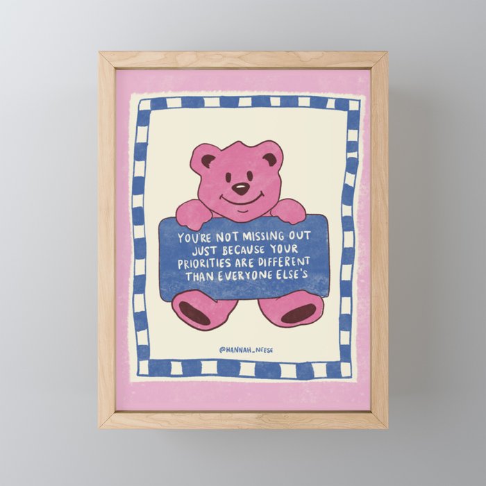 You're Not Missing Out Art Print Mini Art Print