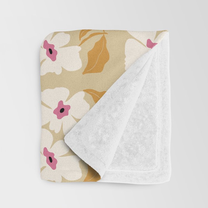 Big Blooming VII Throw Blanket Gallery Image 3
