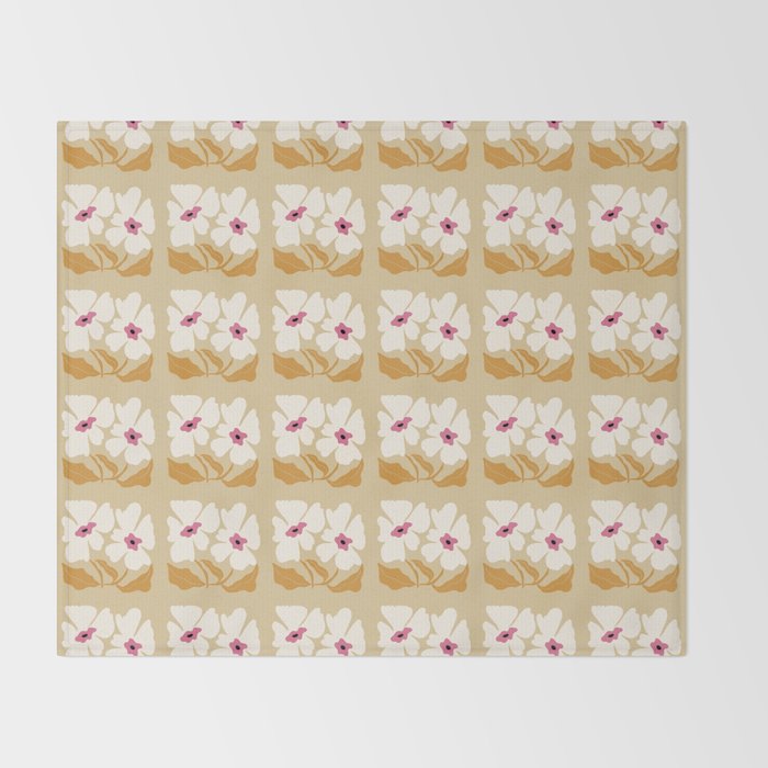 Big Blooming VII Throw Blanket Gallery Image 2