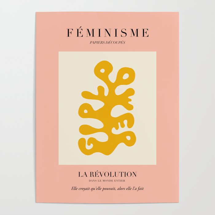 L'ART DU FÃMINISME III â Feminist Art â Matisse Exhibition Poster Poster Gallery Image 4