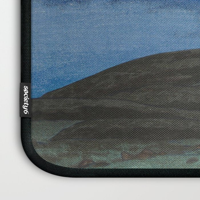 Japan Alps Vintage Beautiful Japanese Woodblock Print Hiroshi Yoshida Landscape Laptop Sleeve Gallery Image 3