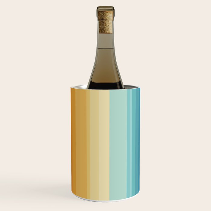 Classic Stripes XVI - Ombre Rainbow Wine Chiller Gallery Image 2