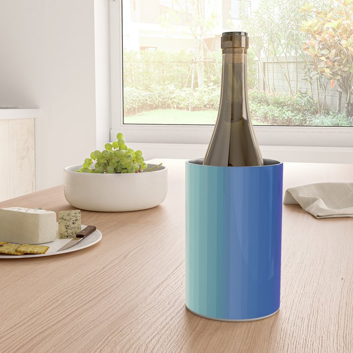 Classic Stripes XVI - Ombre Rainbow Wine Chiller Gallery Image 4