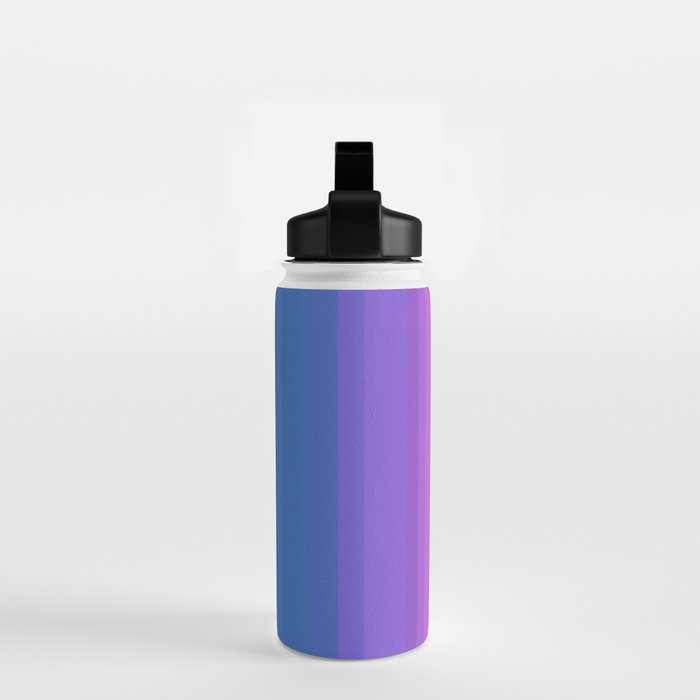 Classic Stripes XVI - Ombre Rainbow Water Bottle Gallery Image 2