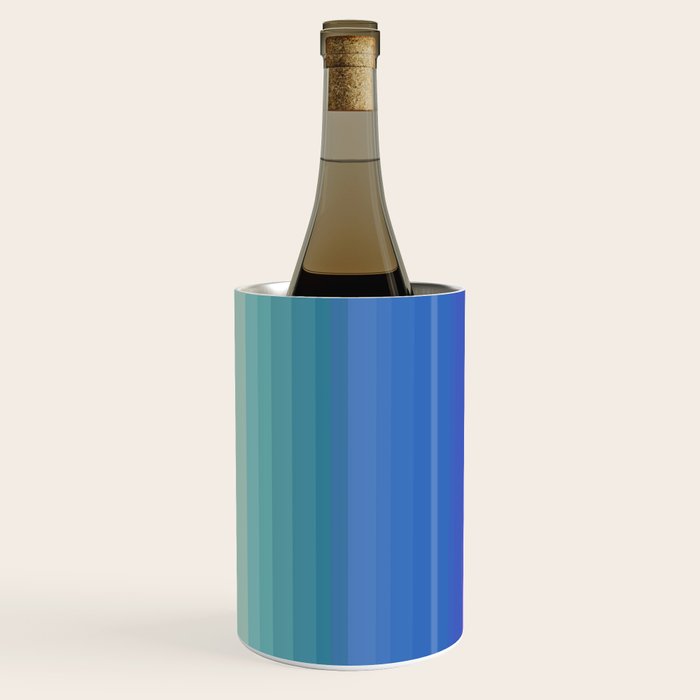 Classic Stripes XVI - Ombre Rainbow Wine Chiller Gallery Image 1