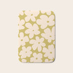 Yellow and Cream - 70's Daisy Bath Mat Gallery Image 1