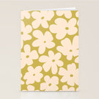 Yellow and Cream - 70's Daisy Stationery Card Gallery Image 2