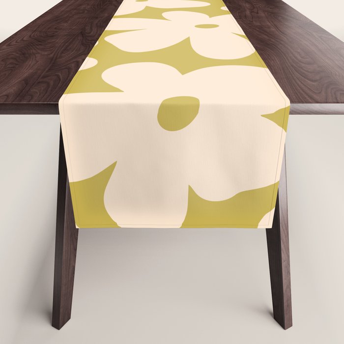 Yellow and Cream - 70's Daisy Table Runner Gallery Image 1