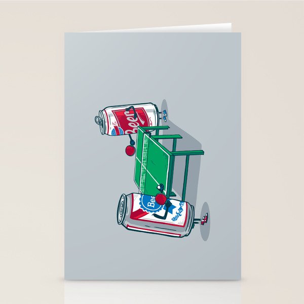 Beer Pong Stationery Card Gallery Image 1