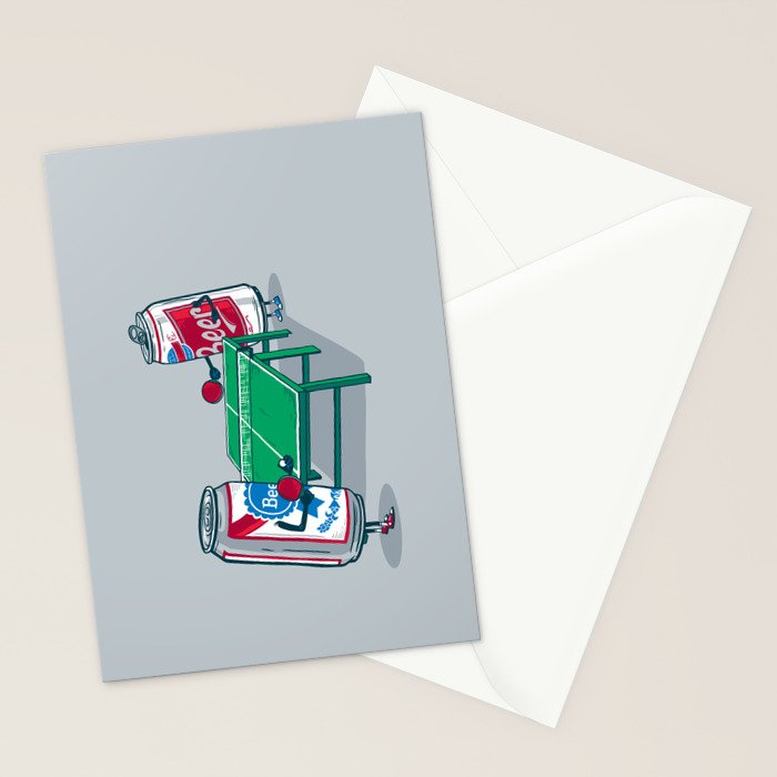 Beer Pong Stationery Card Gallery Image 2