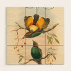 Birds-of-paradise (Dephyllodes Chrysoptera) by John Gould, 1875-1888 (benefitting the Nature Conservancy) Wood Wall Art Gallery Image 1