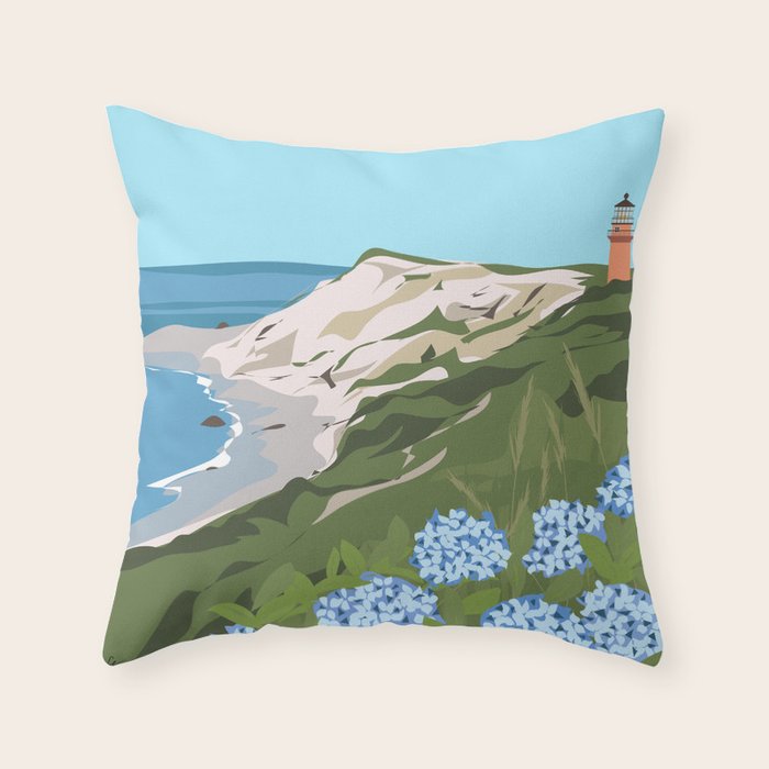Martha's Vineyard Summer Throw Pillow Gallery Image 1