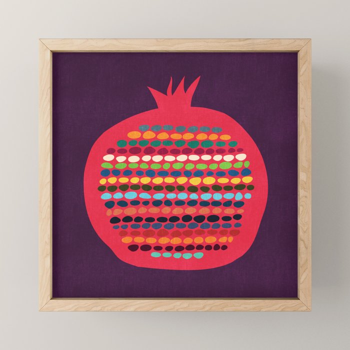 Pomegranate Mini Art Print Gallery Image 1