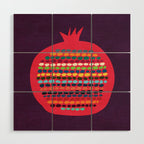 Pomegranate Wood Wall Art Gallery Image 1