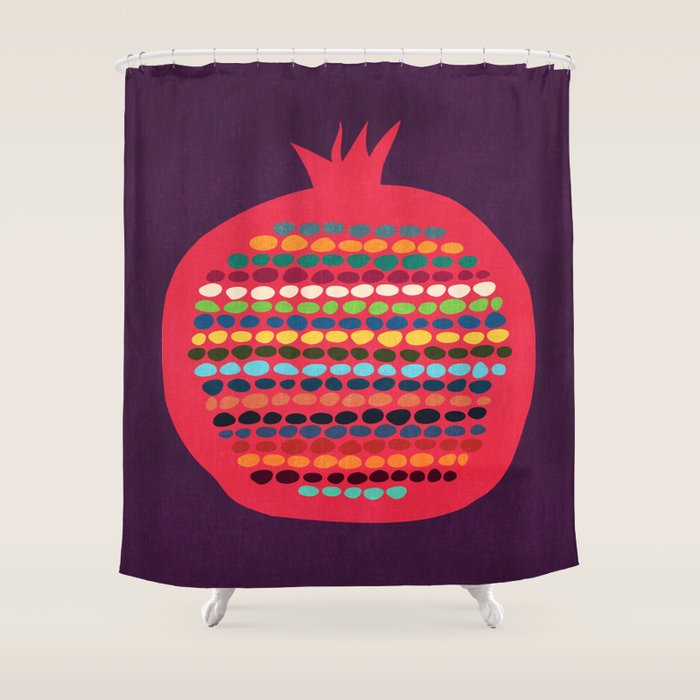 Pomegranate Shower Curtain Gallery Image 1