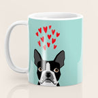 Boston Terrier - Hearts, Cute Funny Dog Cute Valentines Dog, Pet, Cute, Animal, Dog Love,  Coffee Mug Gallery Image 3