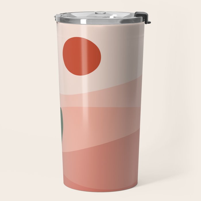 Cat Landscape 84: Cat-tus Travel Mug Gallery Image 2