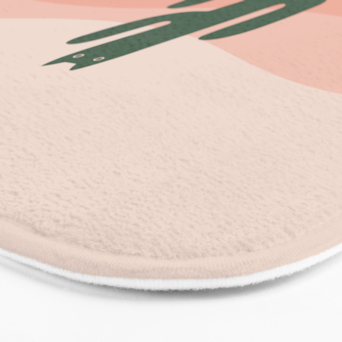 Cat Landscape 84: Cat-tus Bath Mat Gallery Image 3