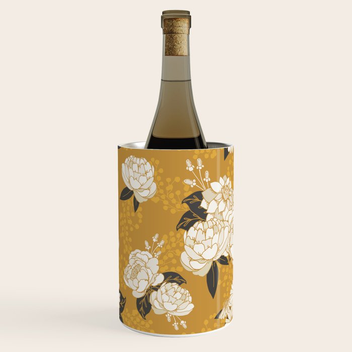 Glam Florals - Gold Wine Chiller Gallery Image 1