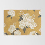 Glam Florals - Gold Rug Gallery Image 2