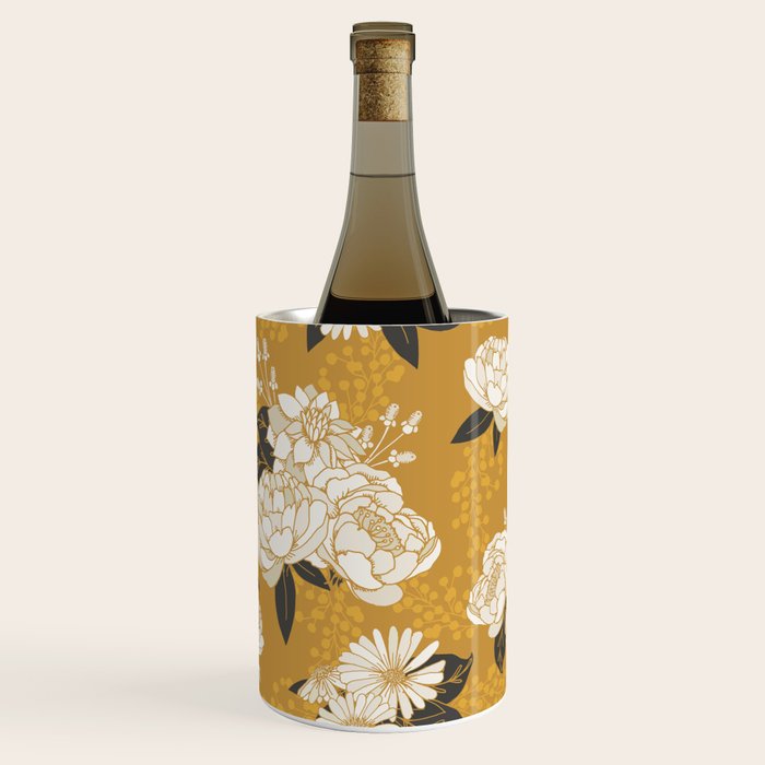 Glam Florals - Gold Wine Chiller Gallery Image 3