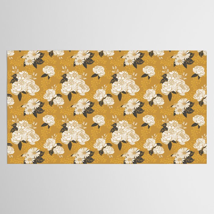 Glam Florals - Gold Tablecloth Gallery Image 2