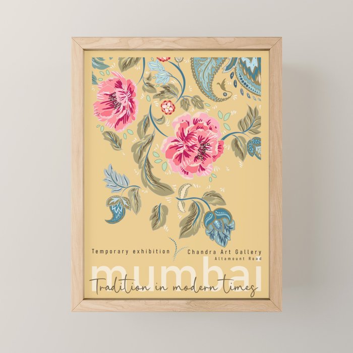 Tradition in modern times art gallery Mumbai Mini Art Print Gallery Image 1