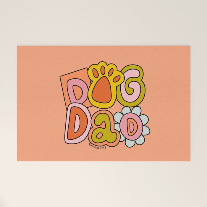 Dog Dad Welcome Mat Gallery Image 1