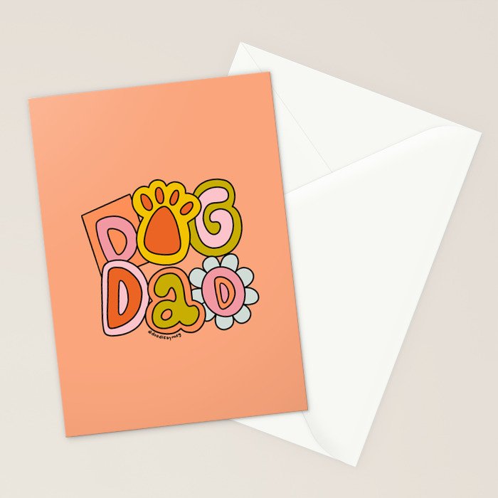 Dog Dad Stationery Card Gallery Image 2
