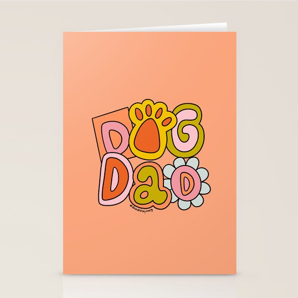 Dog Dad Stationery Card Gallery Image 2