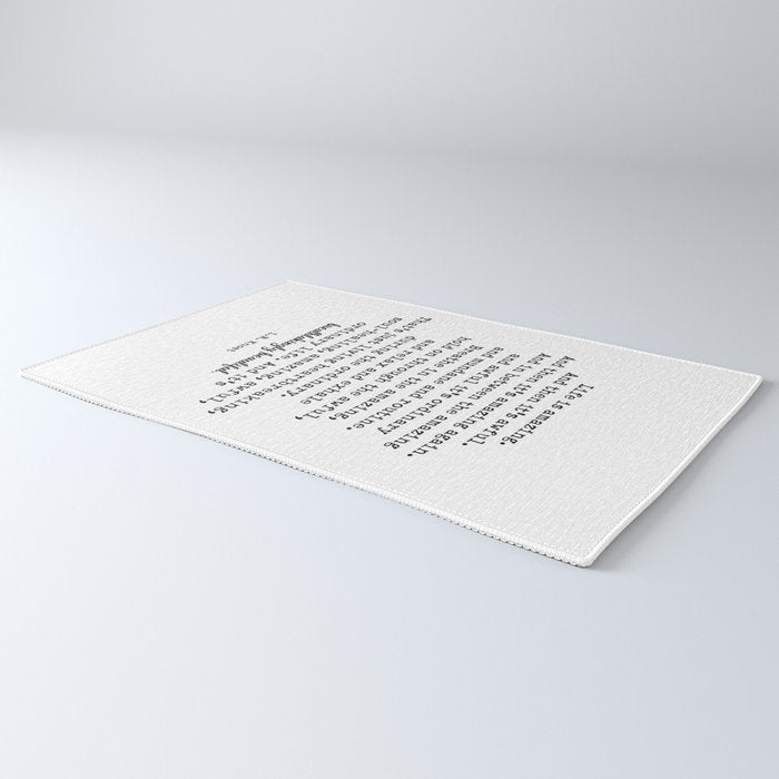 Life Is Amazing. LR Knost Quote Rug Gallery Image 3