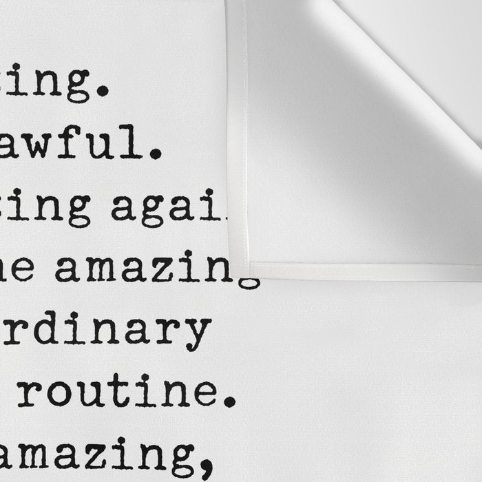 Life Is Amazing. LR Knost Quote Wall Tapestry Gallery Image 3