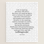 Life Is Amazing. LR Knost Quote Jigsaw Puzzle Gallery Image 1