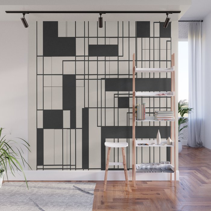 Lines in Motion 13 Wall Mural Gallery Image 1