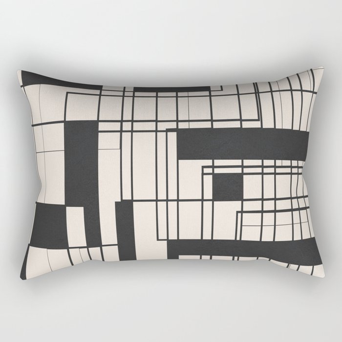 Lines in Motion 13 Rectangular Pillow Gallery Image 1