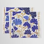 Klimts always blooming good mood bright blue Placemat Gallery Image 1