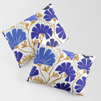 Klimts always blooming good mood bright blue Pillow Sham Gallery Image 3