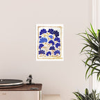 Klimts always blooming good mood bright blue Poster Gallery Image 2