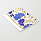 Klimts always blooming good mood bright blue Notebook Gallery Image 3