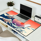 The Great Wave of Dachshunds Desk Mat Gallery Image 2