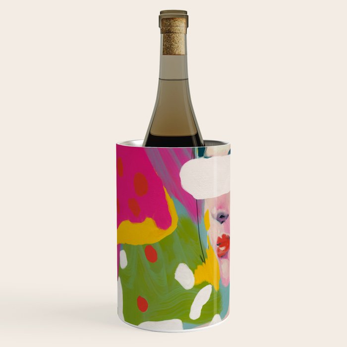 look at me, woman portrait contemporary Wine Chiller Gallery Image 2