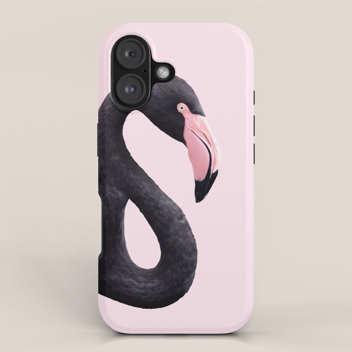 BLACK FLAMINGO iPhone Case Gallery Image 1