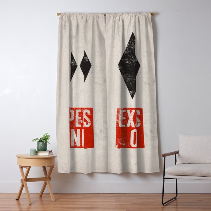 Experts Only Ski Double Black Diamond Window Curtain Gallery Image 5